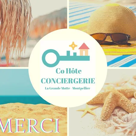 Apartment New Le Moon Beach-terrasse-piscine-garage-bord De Mer-cohoteconciergerie Motte *