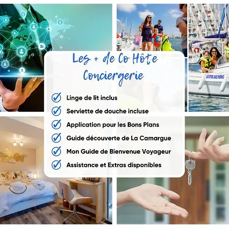New Le Moon Beach-terrasse-piscine-garage-bord De Mer-cohoteconciergerie Motte Apartment *